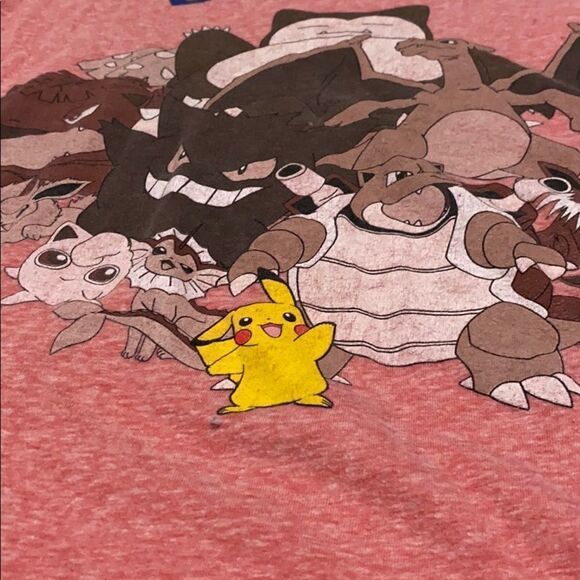 Pokémon T-shirt size L in EUC looks to be 2016 - Picture 3 of 7